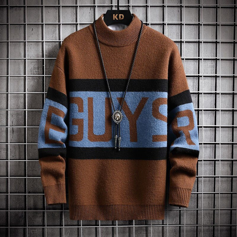 Suéter masculino gola alta guys