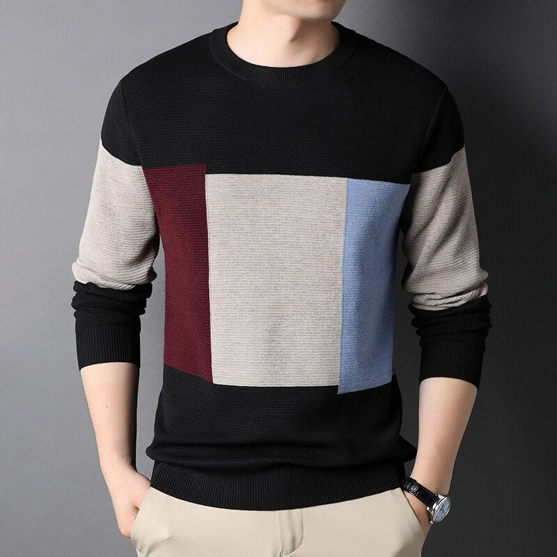 Suéter casual patch