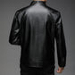 Jaqueta Slim de Couro brand