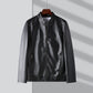 Jaqueta Slim de Couro brand