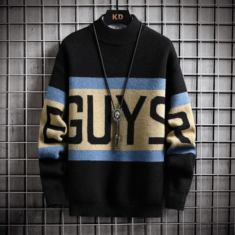 Suéter masculino gola alta guys