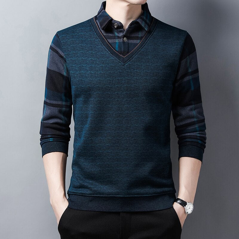 Suéter casual jersey