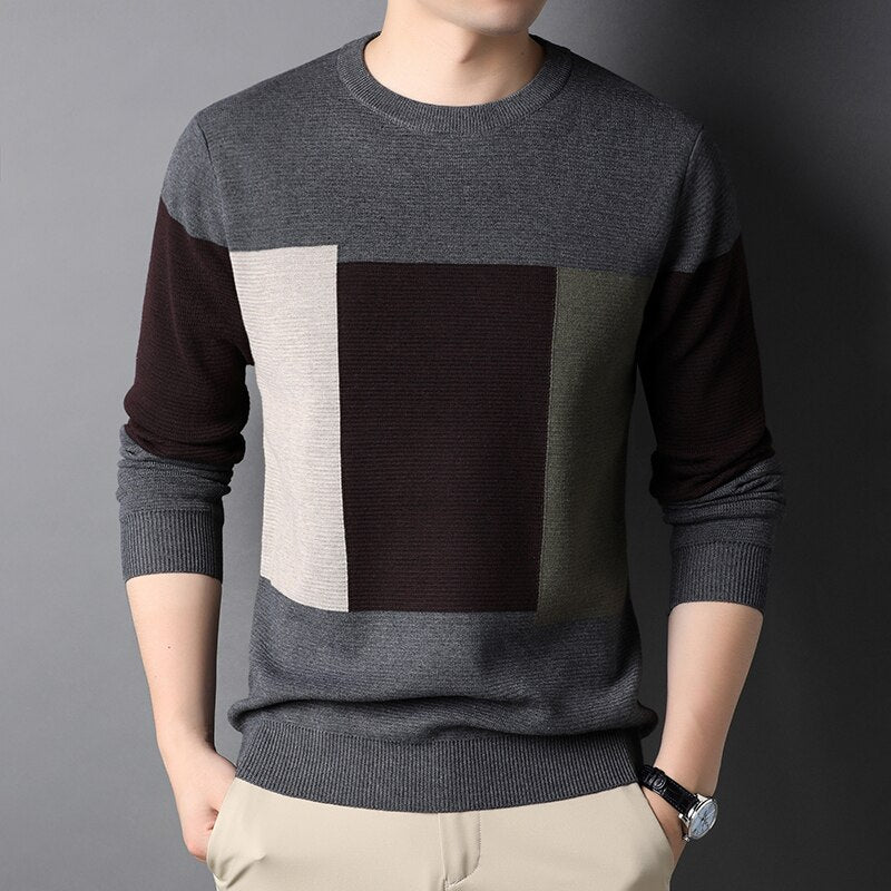 Suéter casual patch