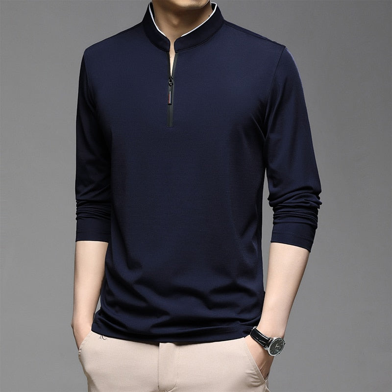Suéter casual polo