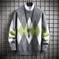 Suéter Masculina Casual Argyle