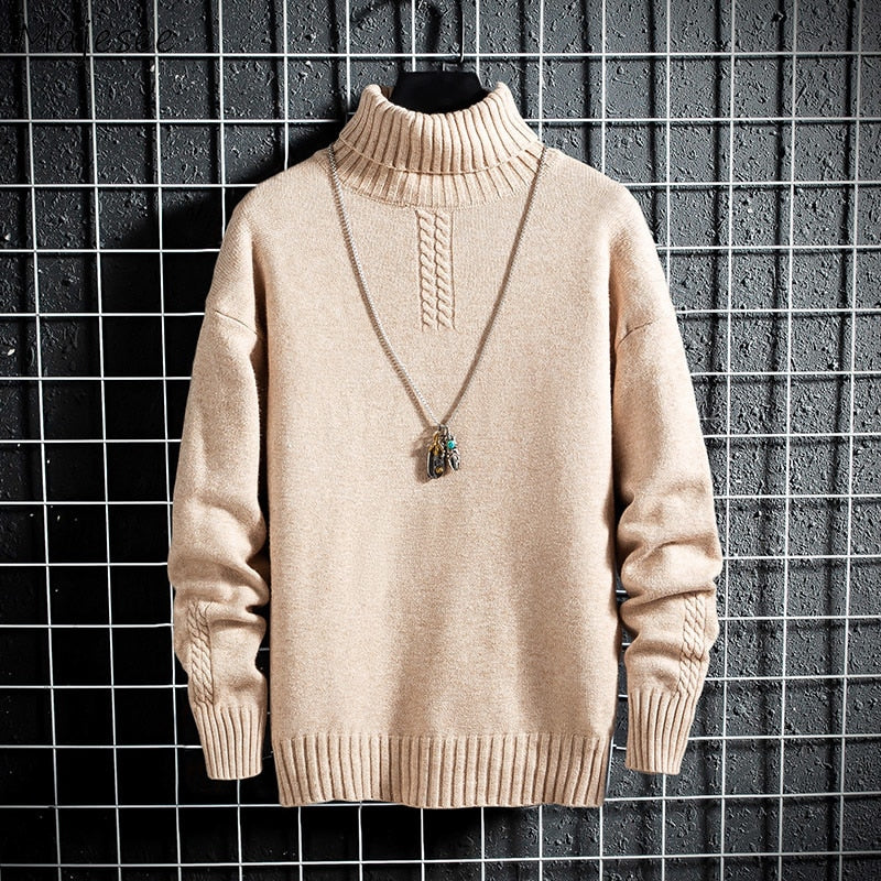 Suéter Plus Gola Alta Moda Retrô