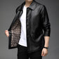Jaqueta de Couro Slim classic