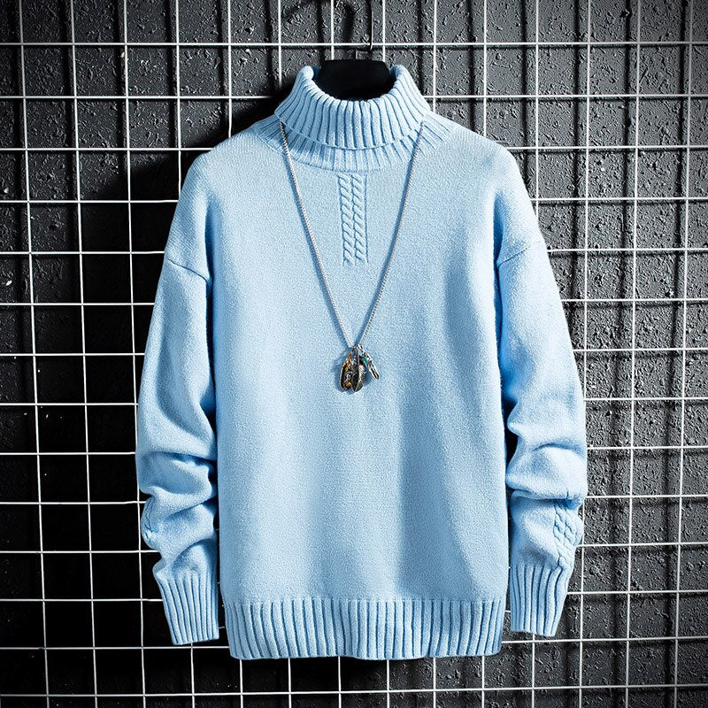 Suéter Plus Gola Alta Moda Retrô