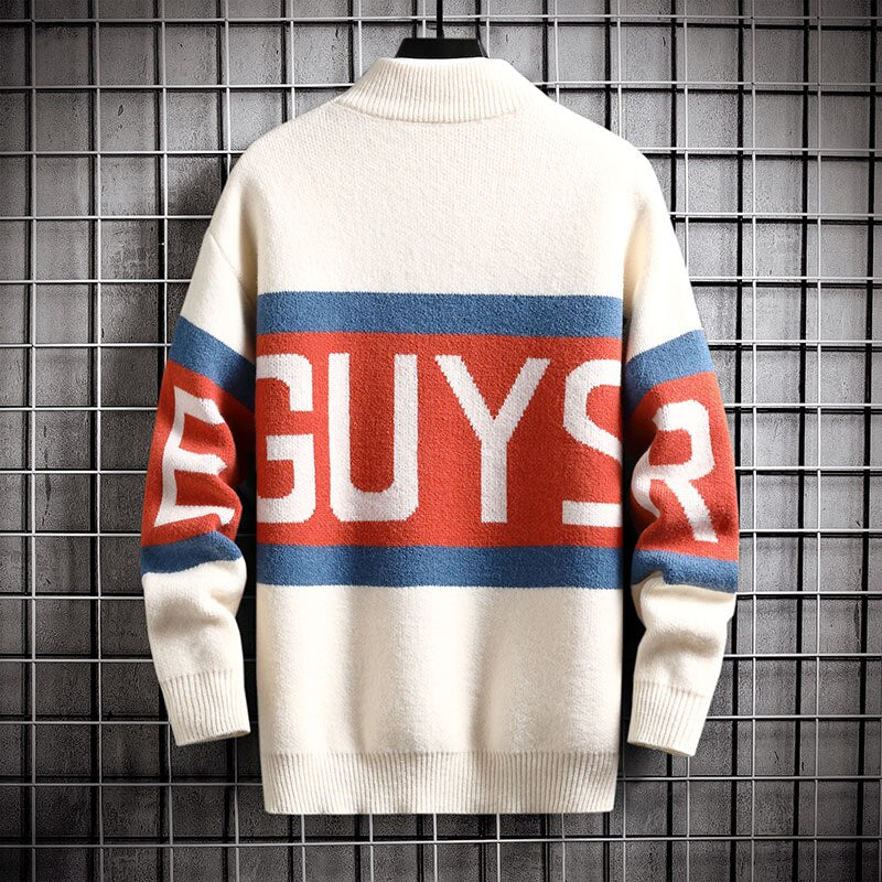 Suéter masculino gola alta guys