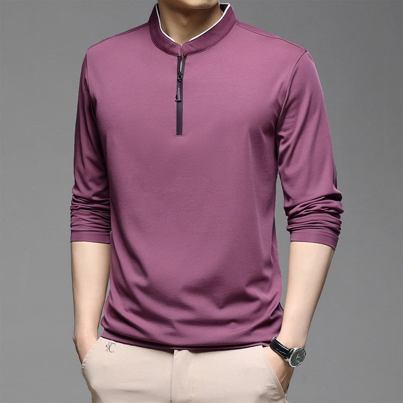 Suéter casual polo
