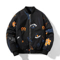 Jaqueta Bomber Masculina Oversized Estampada Streetwear