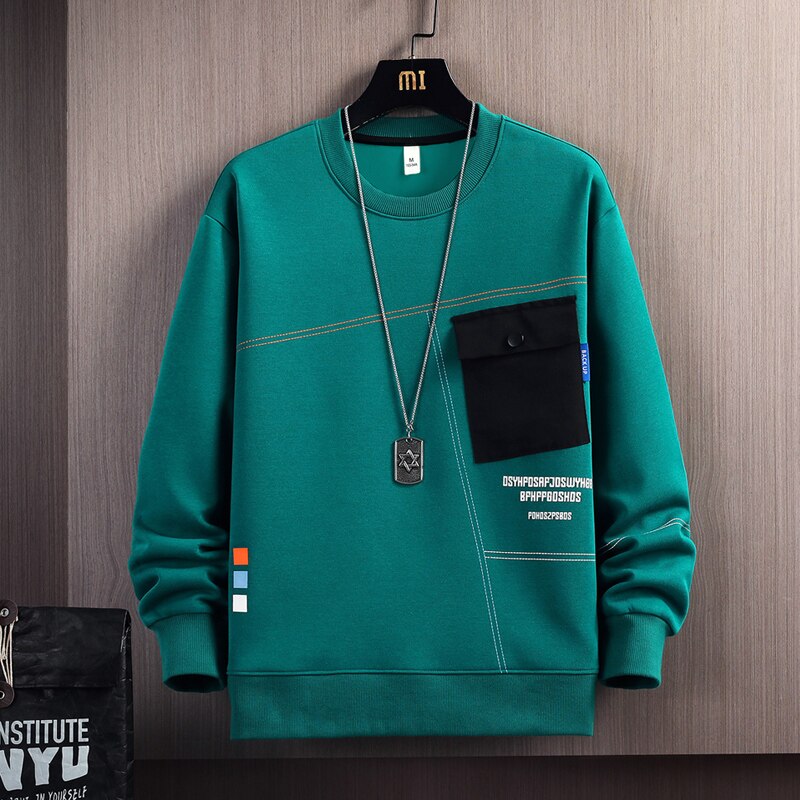 Moletom Casual Pullover Fashion