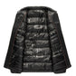 Jaqueta de Couro de Slim Bomber