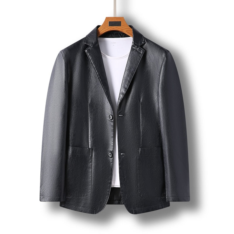Jaqueta de Couro Slim fall winter