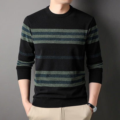 Suéter casual striped