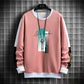 Moletom masculino casual primavera outono
