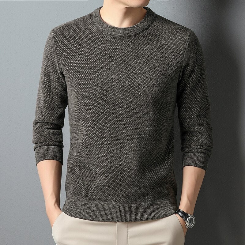 Suéter casual velvet