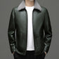 Jaqueta de Couro de Slim duck