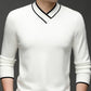 Suéter casual v-neck