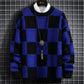 Suéter Xadrez Pull Homme 2023