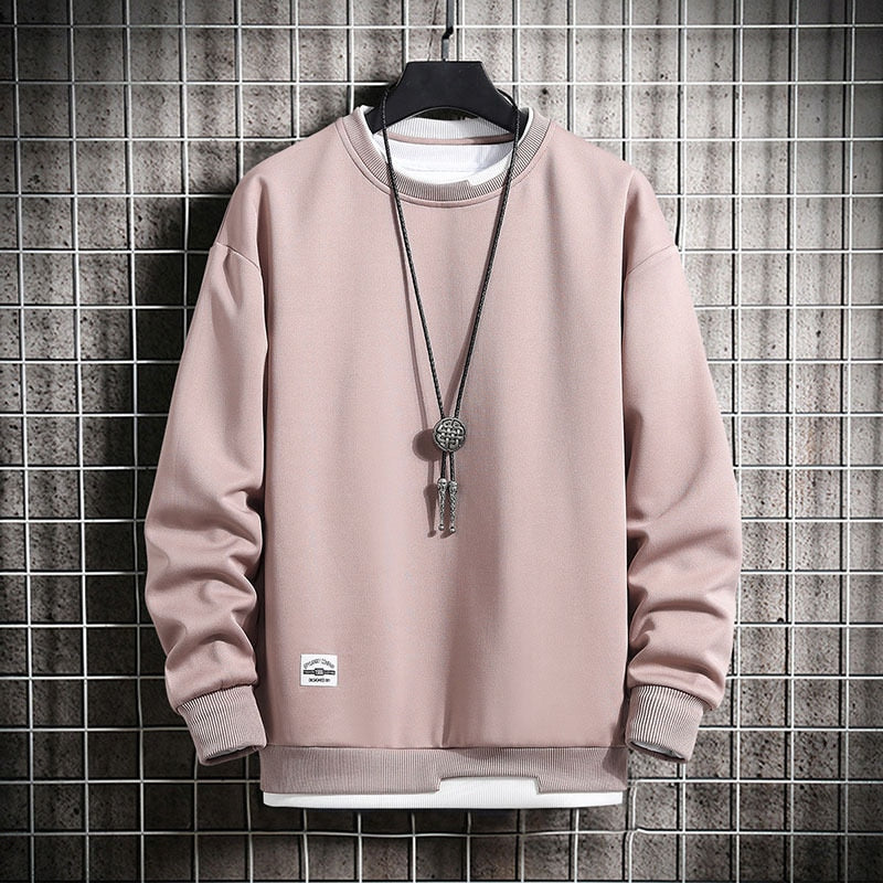 Moletom masculino casual Primavera e Outono