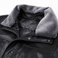 Jaqueta de Couro de Slim wool