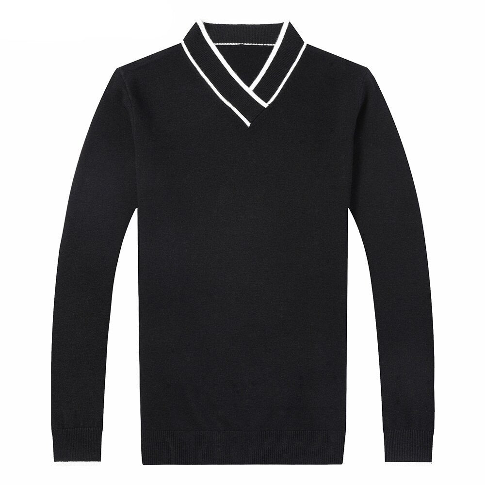 Suéter casual v-neck