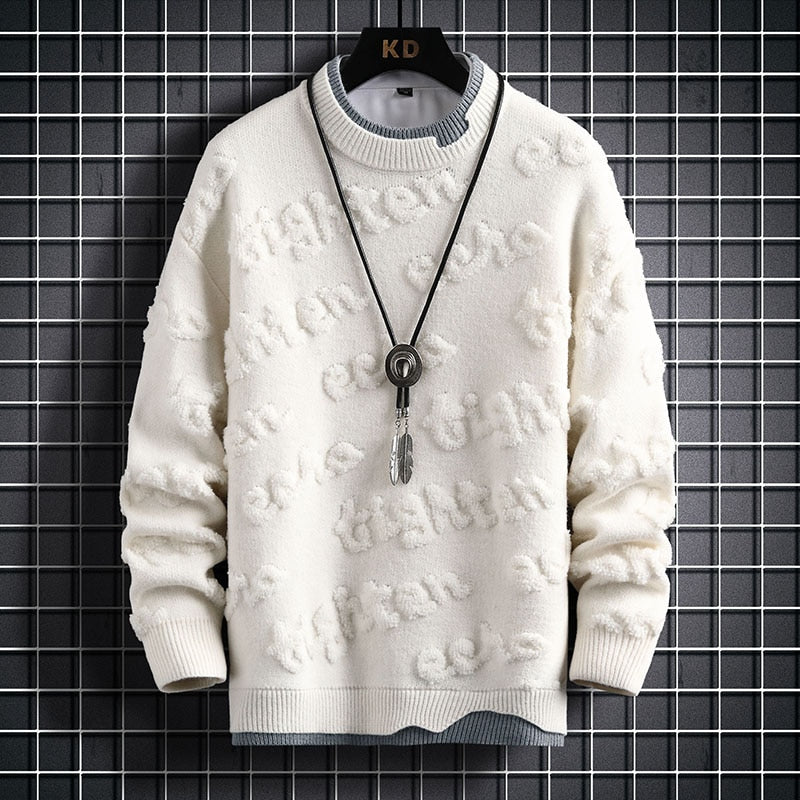 Suéter Masculina Casual Gola Alta