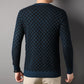 Suéter casual plaid