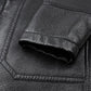 Jaqueta de Couro de Slim windproof