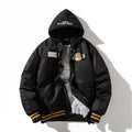 Jaqueta Varsity Masculina Los Angeles Com Capuz