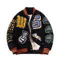 Jaqueta Varsity Bordada Oversized