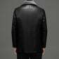 Jaqueta de Couro de Slim wool