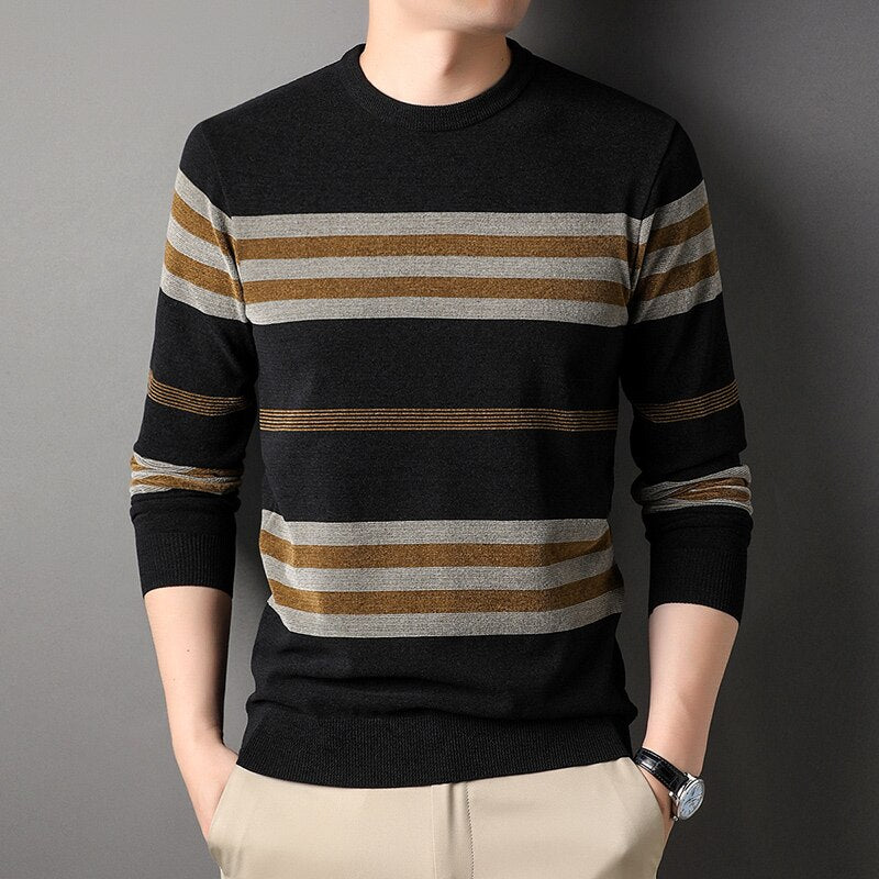 Suéter casual striped