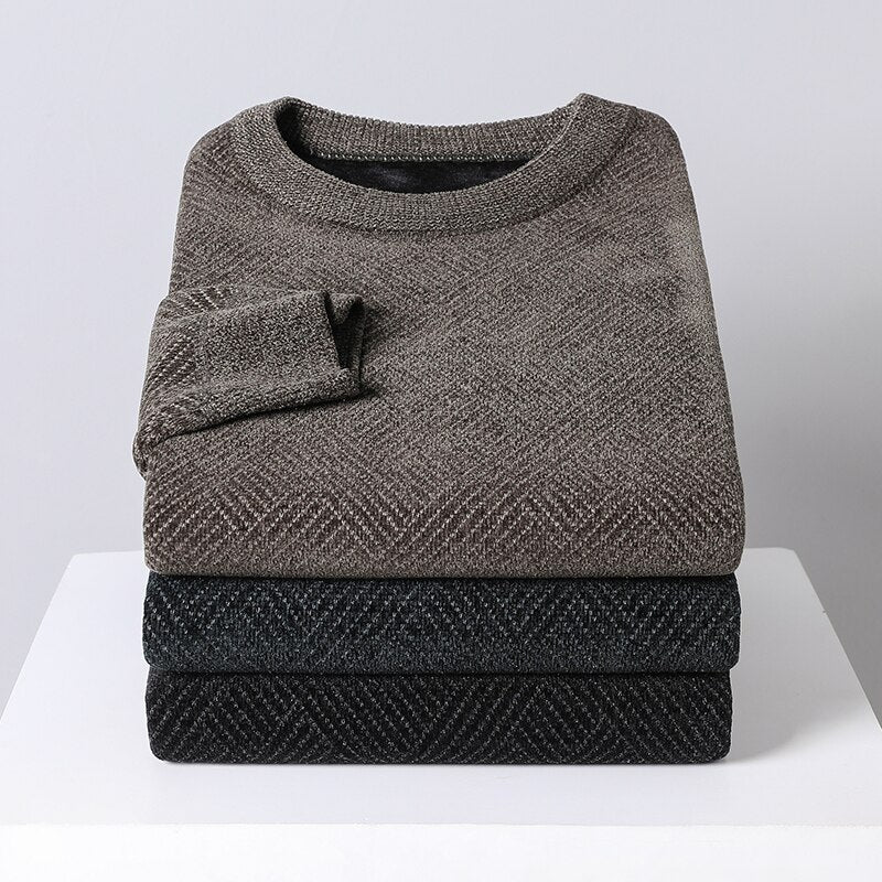 Suéter casual velvet