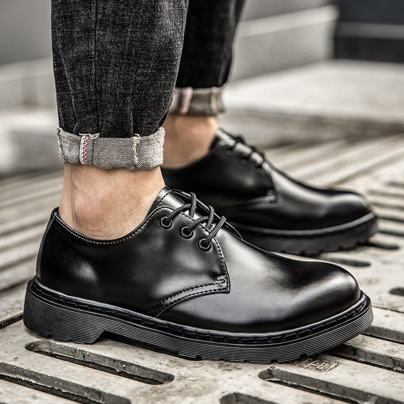 Sapato casual leath
