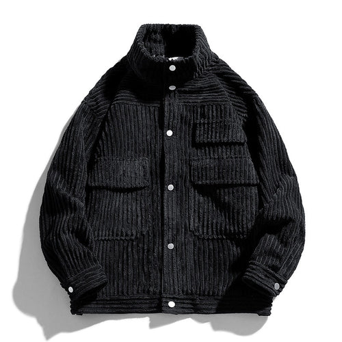 Jaqueta Cargo Veludo Cotelê Vintage Listrada | Streetwear Retro