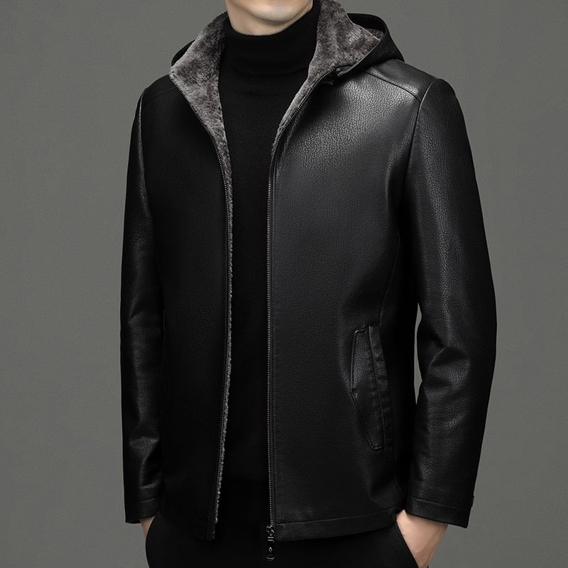 Jaqueta de Couro slim max