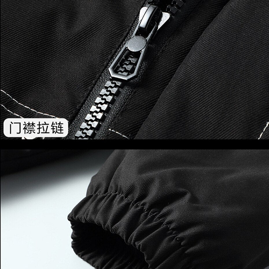 Casaco Parka New Black Modern