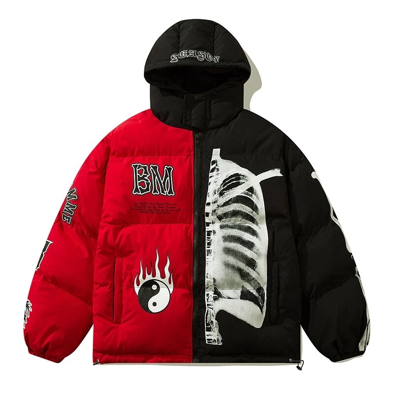 Jaqueta Parka Skeleton