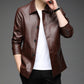 Jaqueta de Couro Slim classic