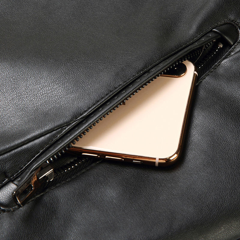 Jaqueta de Couro de Slim Jac