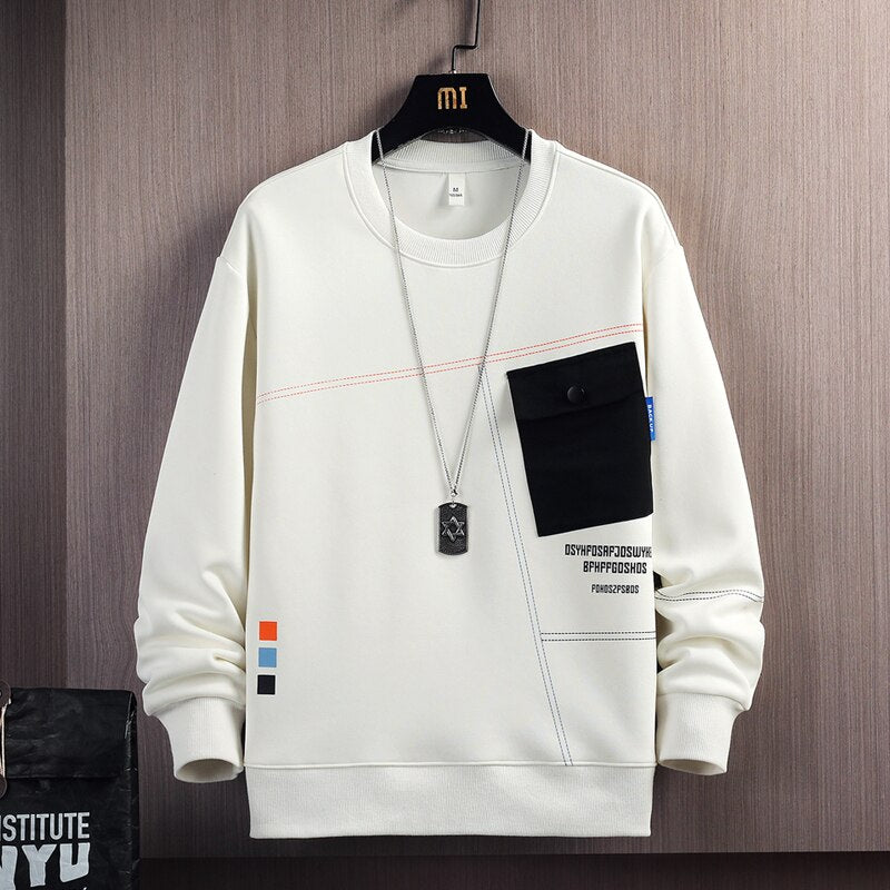 Moletom Casual Pullover Fashion