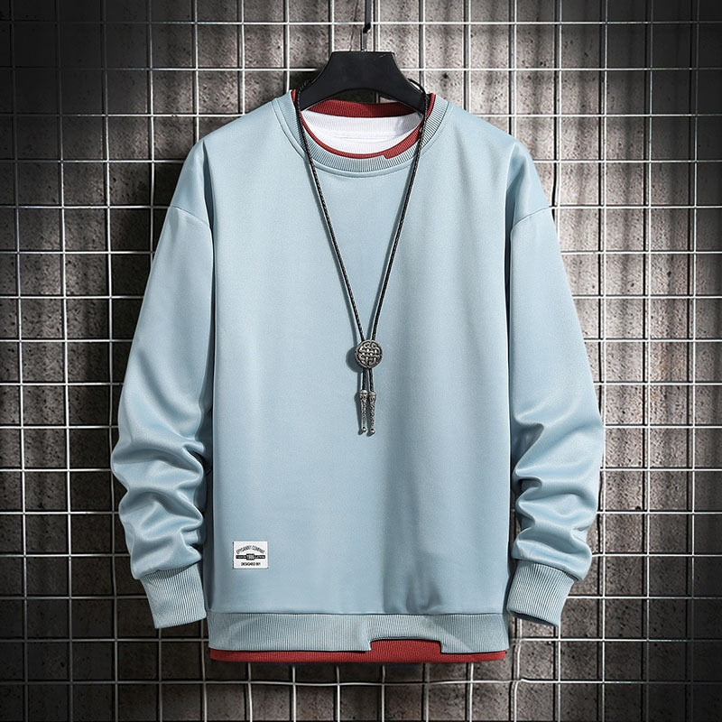 Moletom masculino casual Primavera e Outono
