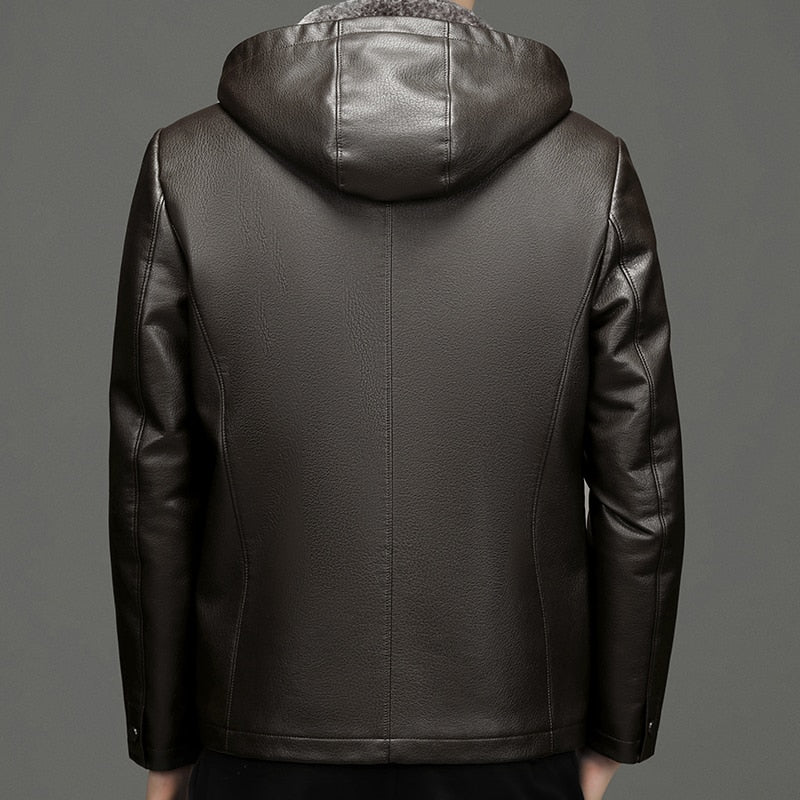Jaqueta de Couro slim max