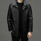 Jaqueta de Couro de Slim wool