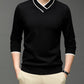Suéter casual v-neck