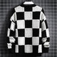 Suéter Xadrez Pull Homme 2023