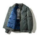 Jaqueta Bomber Masculina Militar Estilo Aviador Casual Verde Preta