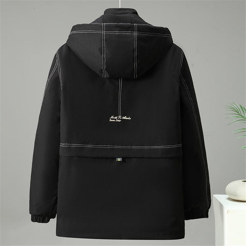 Casaco Parka New Black Modern